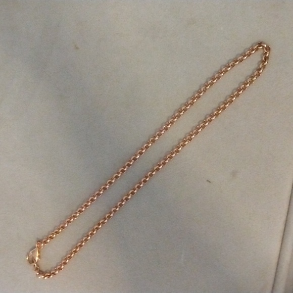 Bronze Milor Italy 17" Rose Gold Necklace Like New - Picture 2 of 6